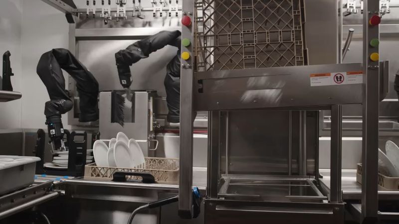 Armstrong dishwashing robot by Armstrong Robotics